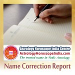 Name Correction Report