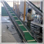 Belt Conveyors With Vertical Clits