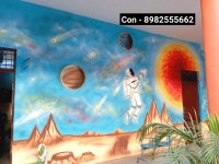 School Wall Painting Artist Rajkot