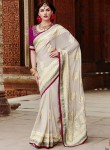 Fantastic Embroidered Lace Work Sarees-indian Saree Store