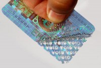 Customized Text Tamper Holograms