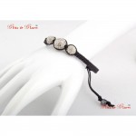 Fashion Bracelets - Classic And Elegant Design Studded With White Quartz