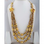 Fashion Necklaces - A Bit Of Floral Inspiration With Three-layered Neck Piece.