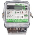 Single Phase Static Energy Meter With Lcd Upto 40 Amps