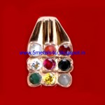 Five Metal Navaratna Gems Stone Ring